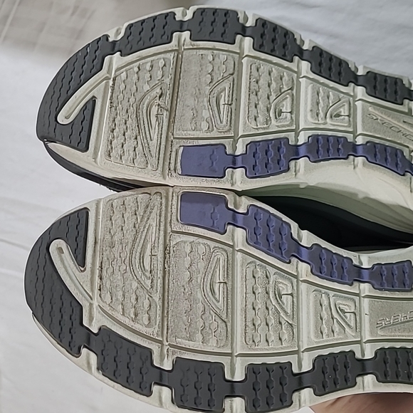 Skechers D'Lux Walker size 10 # 149023 women's shoes relaxed fit gray - Picture 8 of 10